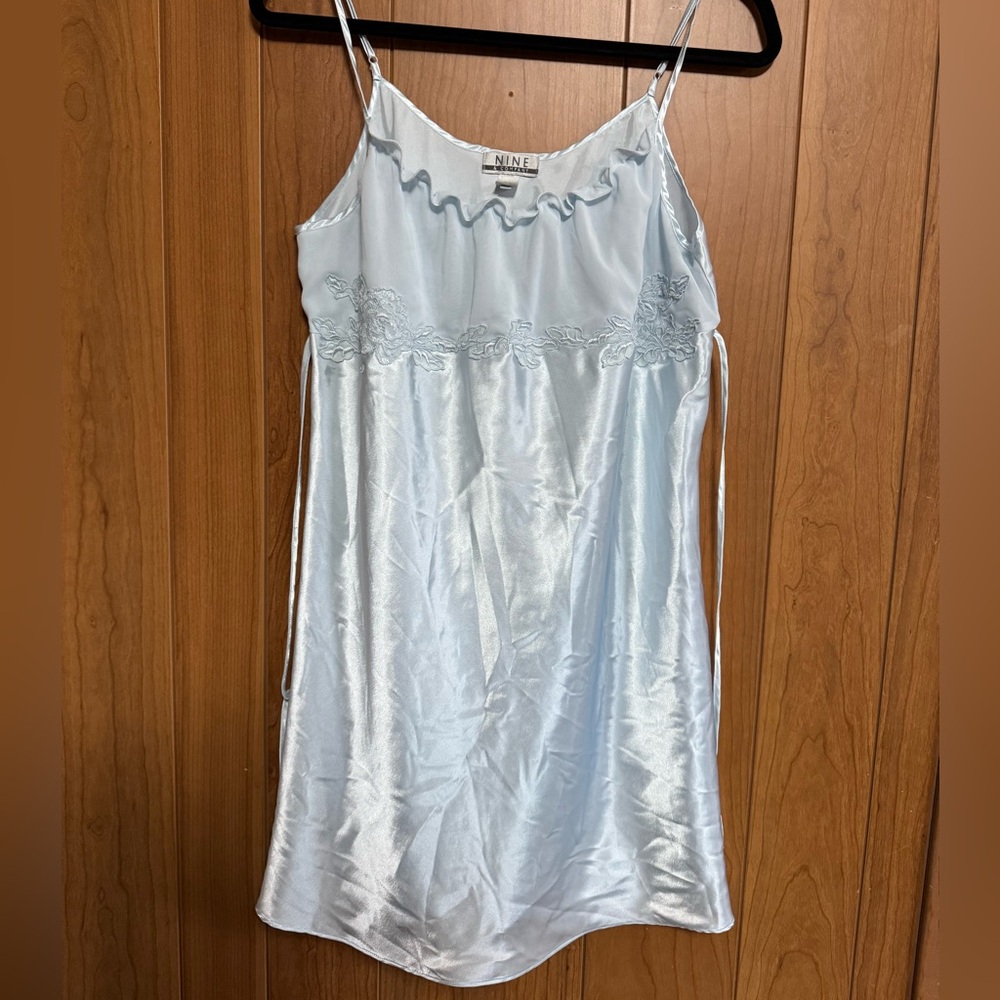 Vintage Nine&Company Baby Blue Slip Dress